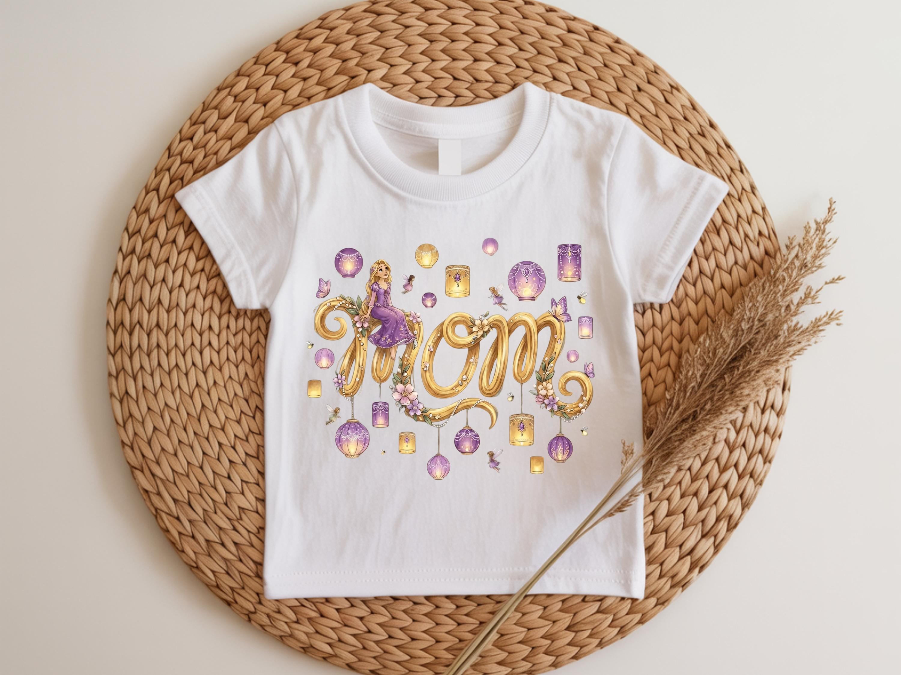 PNG de Rapunzel para el Día de la Madre | Gráfico para camiseta | Mamá princesa Disney | Arte digital en alta resolución