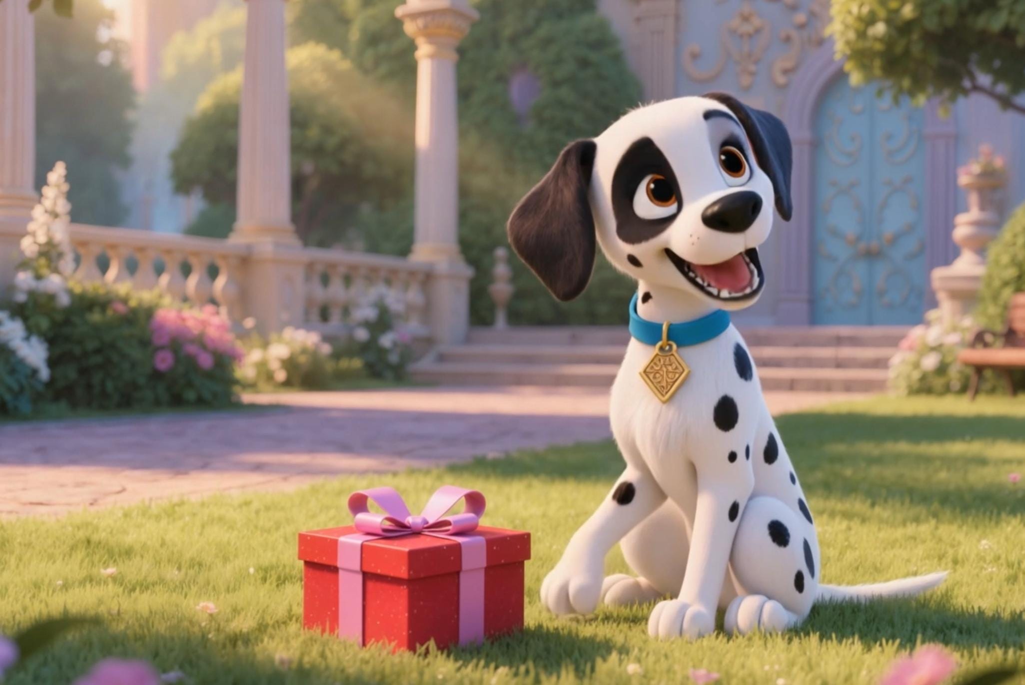 Descarga instantánea | Invitación de video de cumpleaños de 101 Dalmatians | Regalo animado de cachorrito | Añade la foto del niño/a y texto personalizado | Plantilla editable de Canva