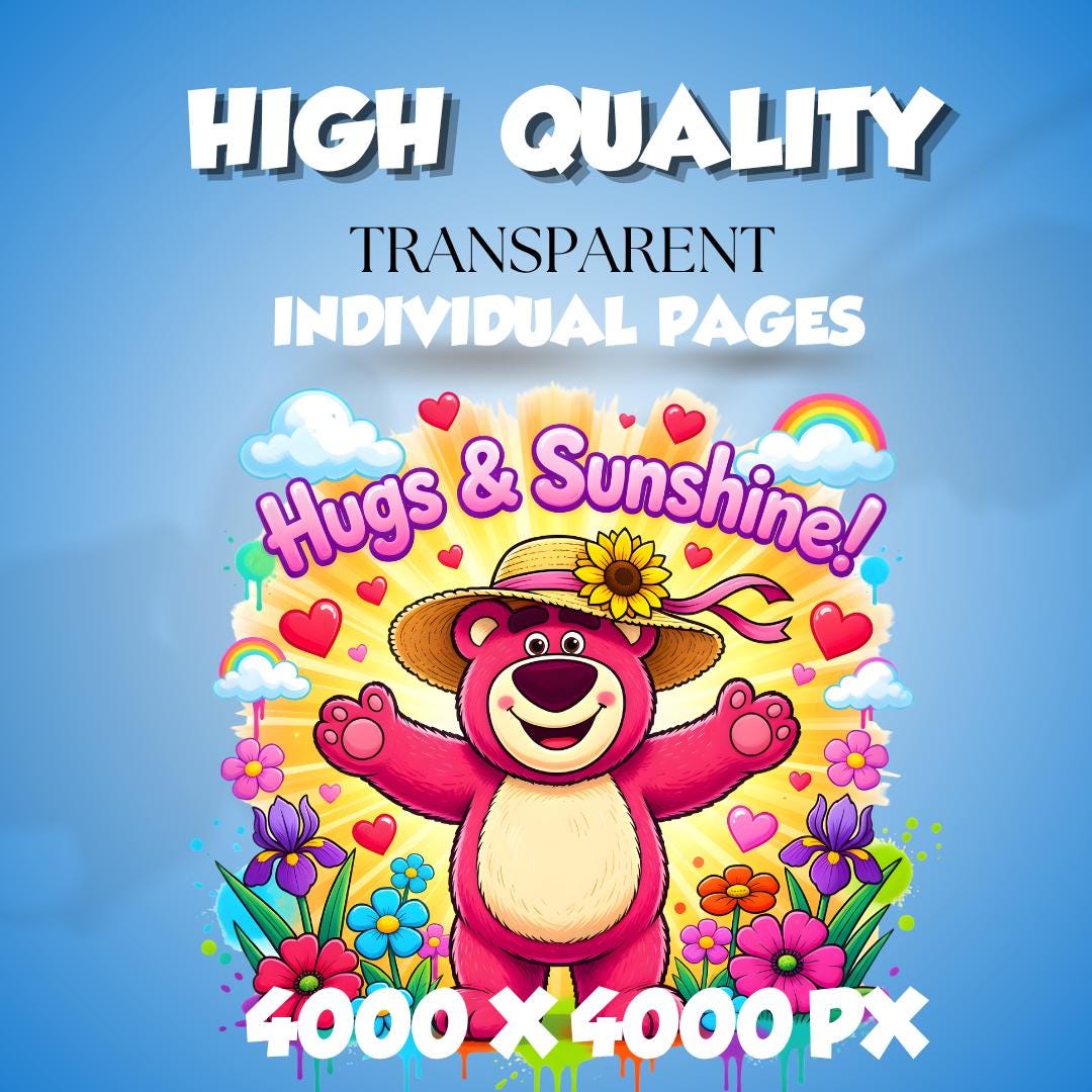 Pack de 13 cliparts PNG de Toy Story | Alta calidad 4000x4000 px | Temática de verano | Acceso instantáneo | Ideal para camisetas, pegatinas y manualidades