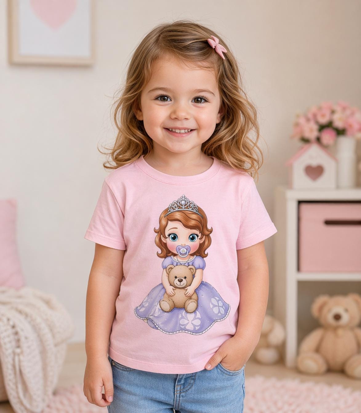 300DPI Princess Sophia the First Cliparts PNG, Watercolor Sophia Clipart, Sophia PNG bundle, Baby Sophia, Kids Nursery Art