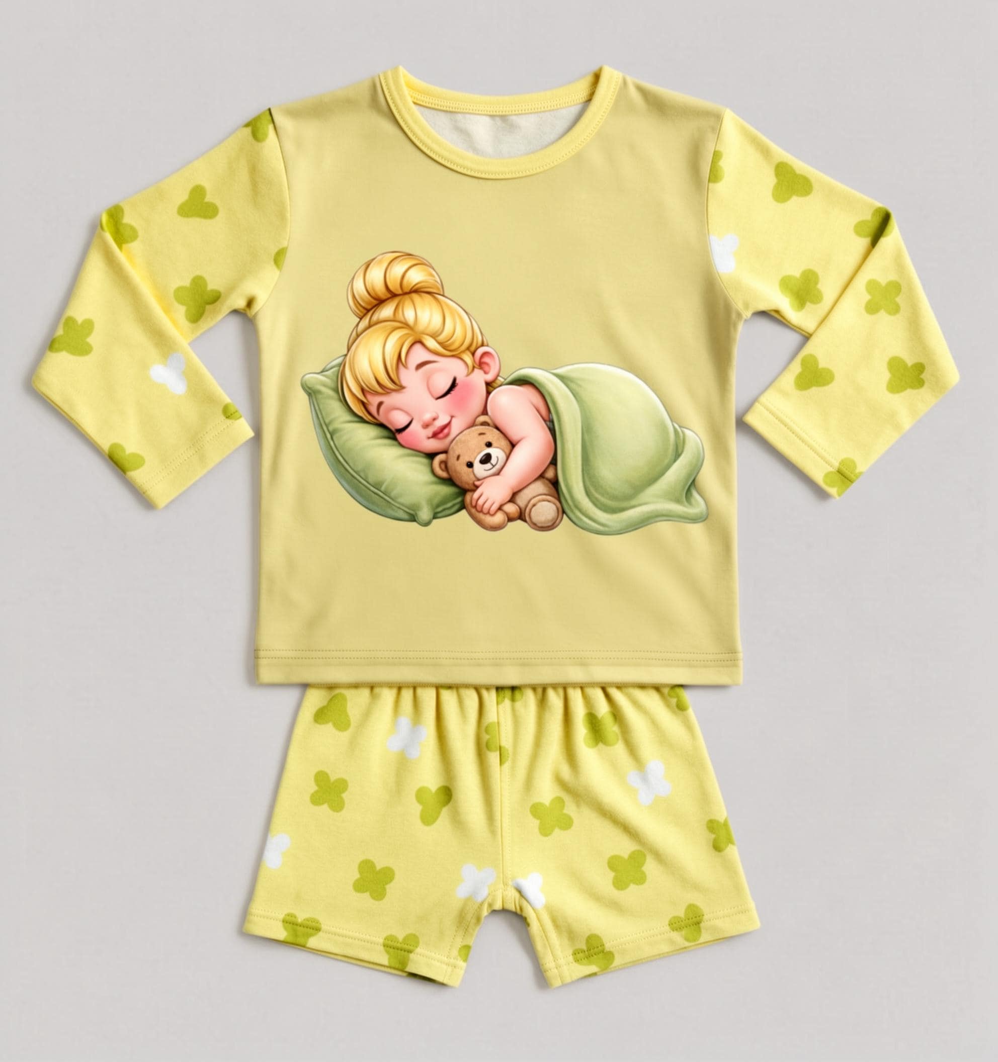 Princess Fairy Tinkerbell Baby Clipart PNG Bundle, Tinkerbell Inspired 300 DPI Transparent Clipart, Nursery Sublimation Design