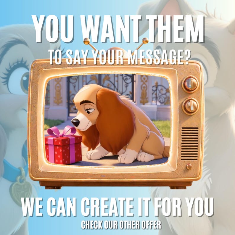 Dog Birthday Video Greeting Canva Template, Editable Kids Birthday Message, Add Photo and Text, Ready Made Voice