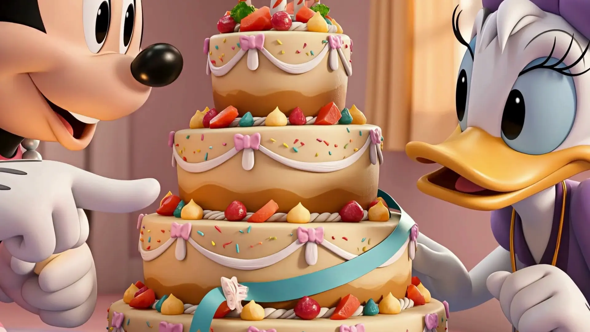 Instant Download | Minnie & Daisy Birthday Video Invitation | Add Child's Photo and Custom Text | Editable Canva Template