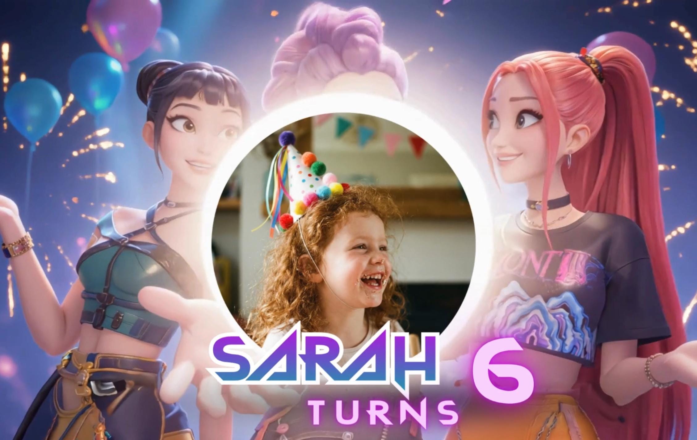 Kpop Demon Hunters Personalized Birthday Video for Kids | Huntrix, Saja Boys, Rumi, Zoey & Mira Inspired K-Pop Character Gift
