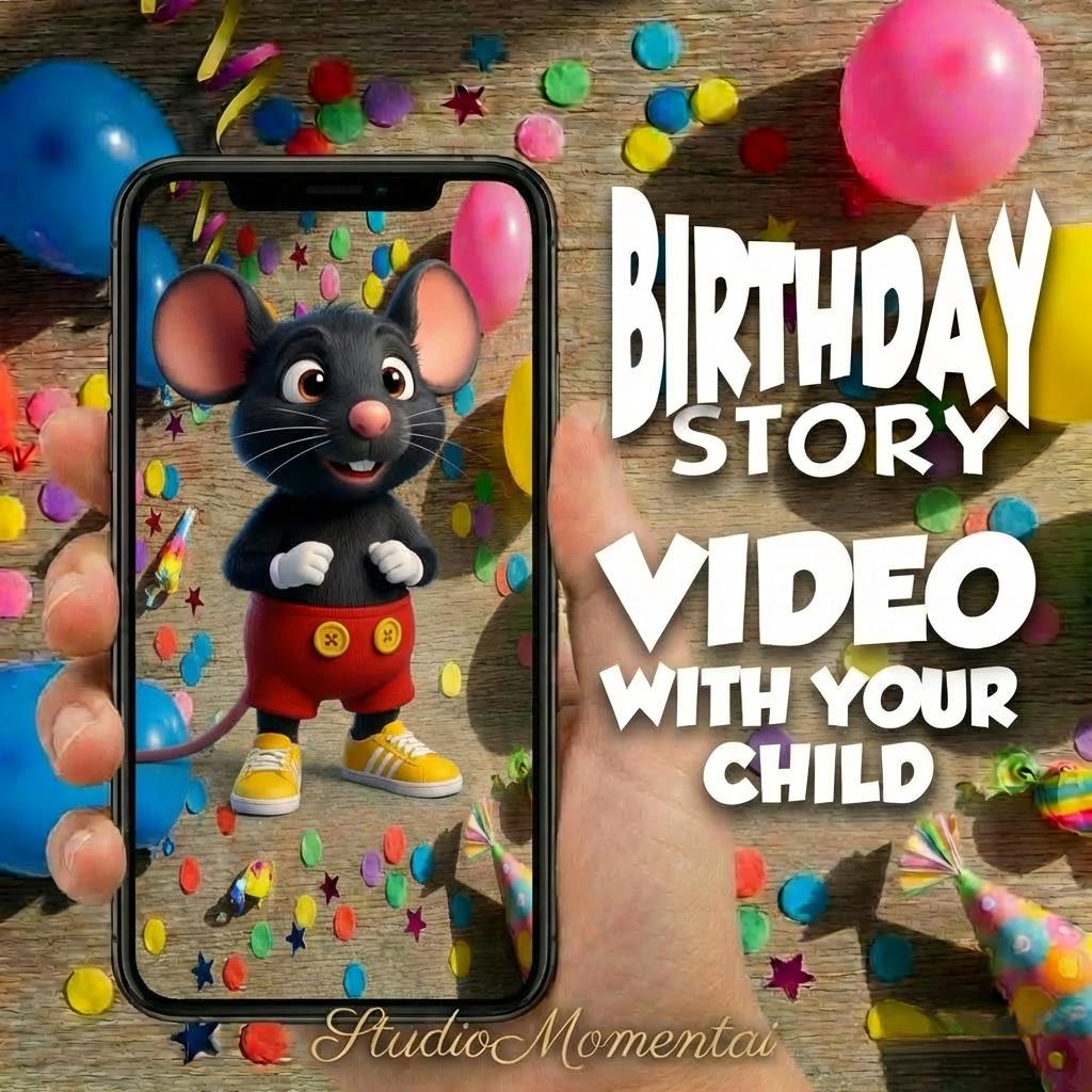 Personalized Birthday Video with Child’s Name & Photo | Magical Storybook Birthday Surprise | Custom Kids Birthday Wishes Video