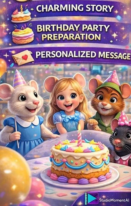 Personalized Birthday Video with Child’s Name & Photo | Magical Storybook Birthday Surprise | Custom Kids Birthday Wishes Video