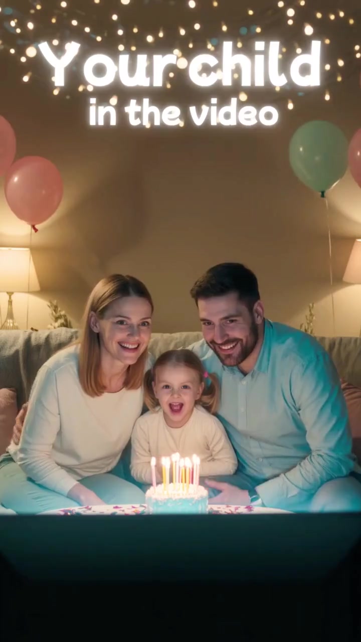 Personalized K-pop birthday video for kids