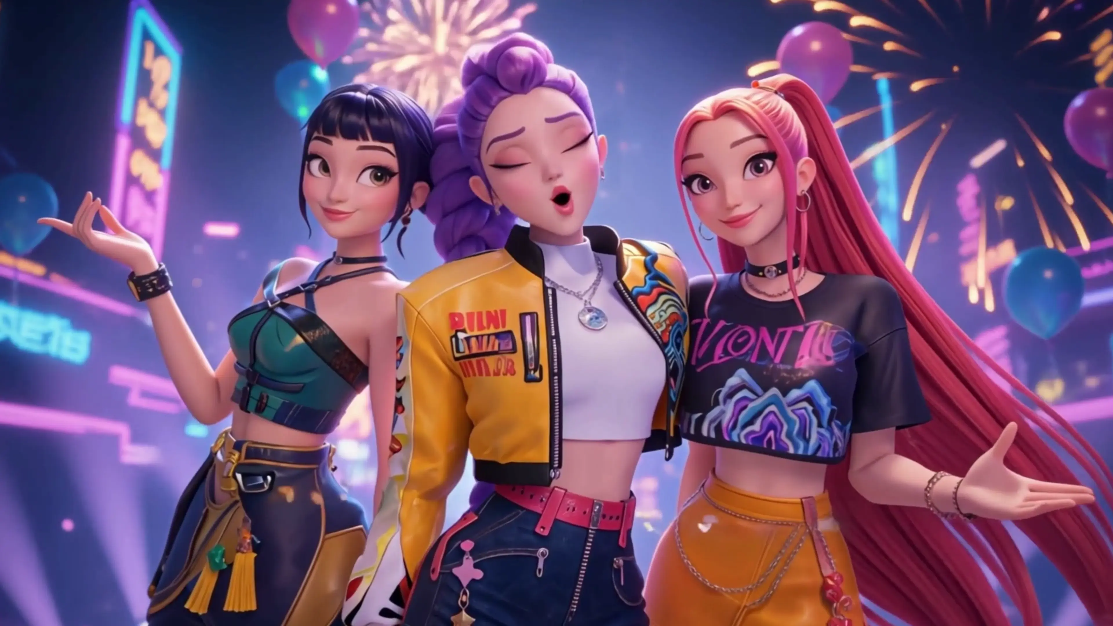 Personalizowany filmik urodzinowy dla dzieci w klimacie K-pop