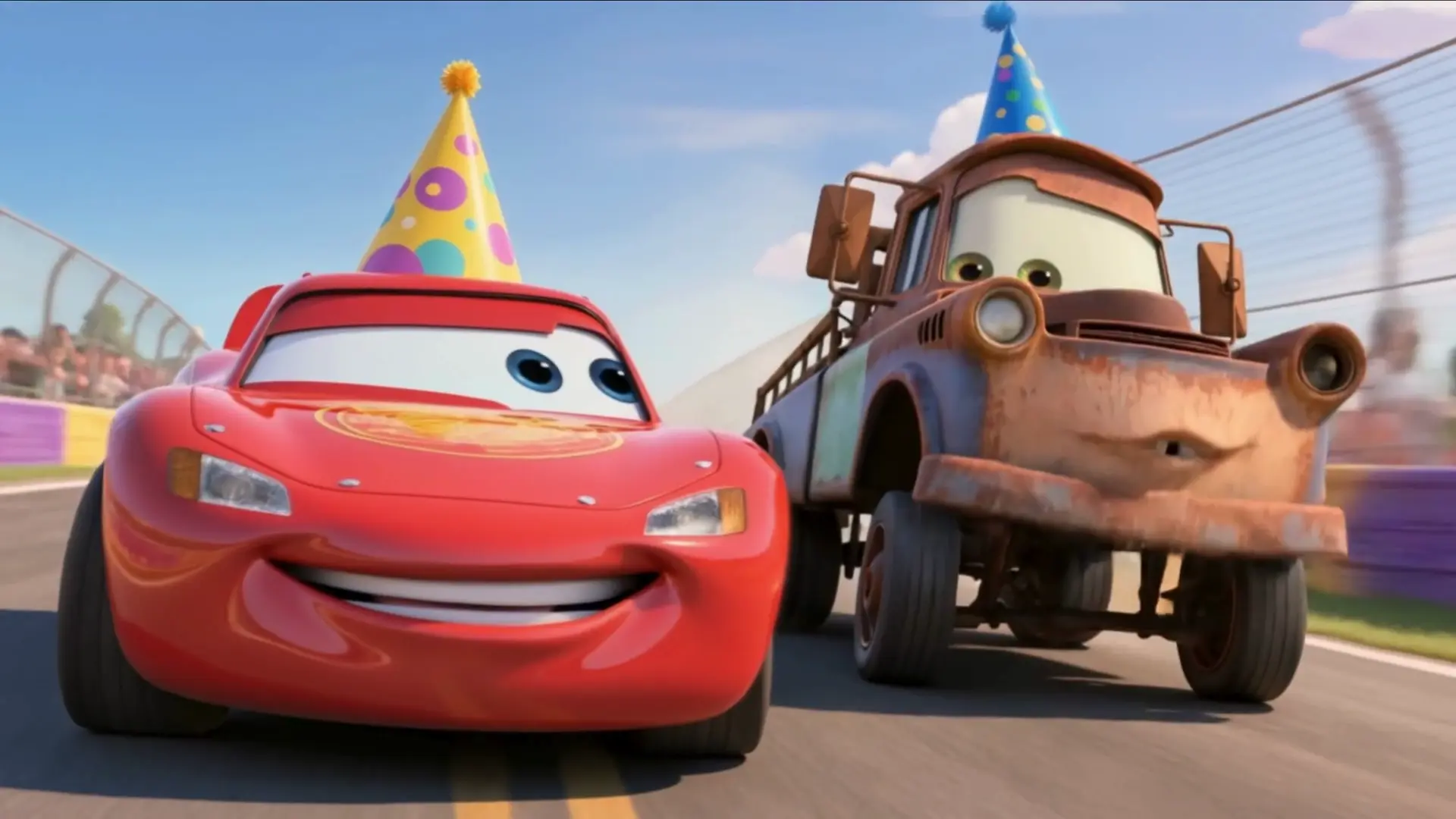 Lighting Mc Queen Birthday gift for child racing cars Greeting Video | Personalized animation with Child Photo and custom message