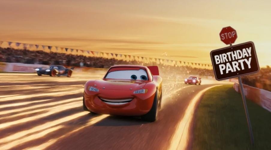 Lighting Mc Queen Birthday gift for child racing cars Greeting Video | Personalized animation with Child Photo and custom message
