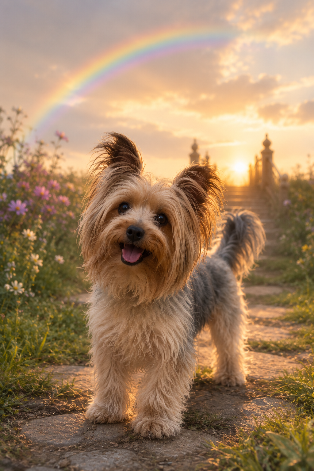 Personalized Rainbow Bridge Dog Video | Talking Dog Memorial | Custom Pet Loss Gift | Dog Remembrance Video | Keepsake