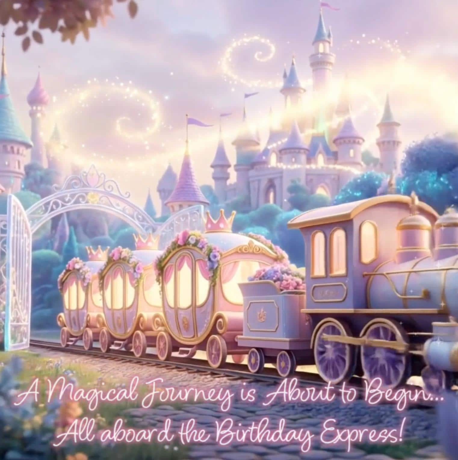 Princess Birthday Video Invitation for Girl | Rapunzel, Cinderella, Ariel, Belle, Snow White, Moana Inspired | Personalized Fairytale Party Invite