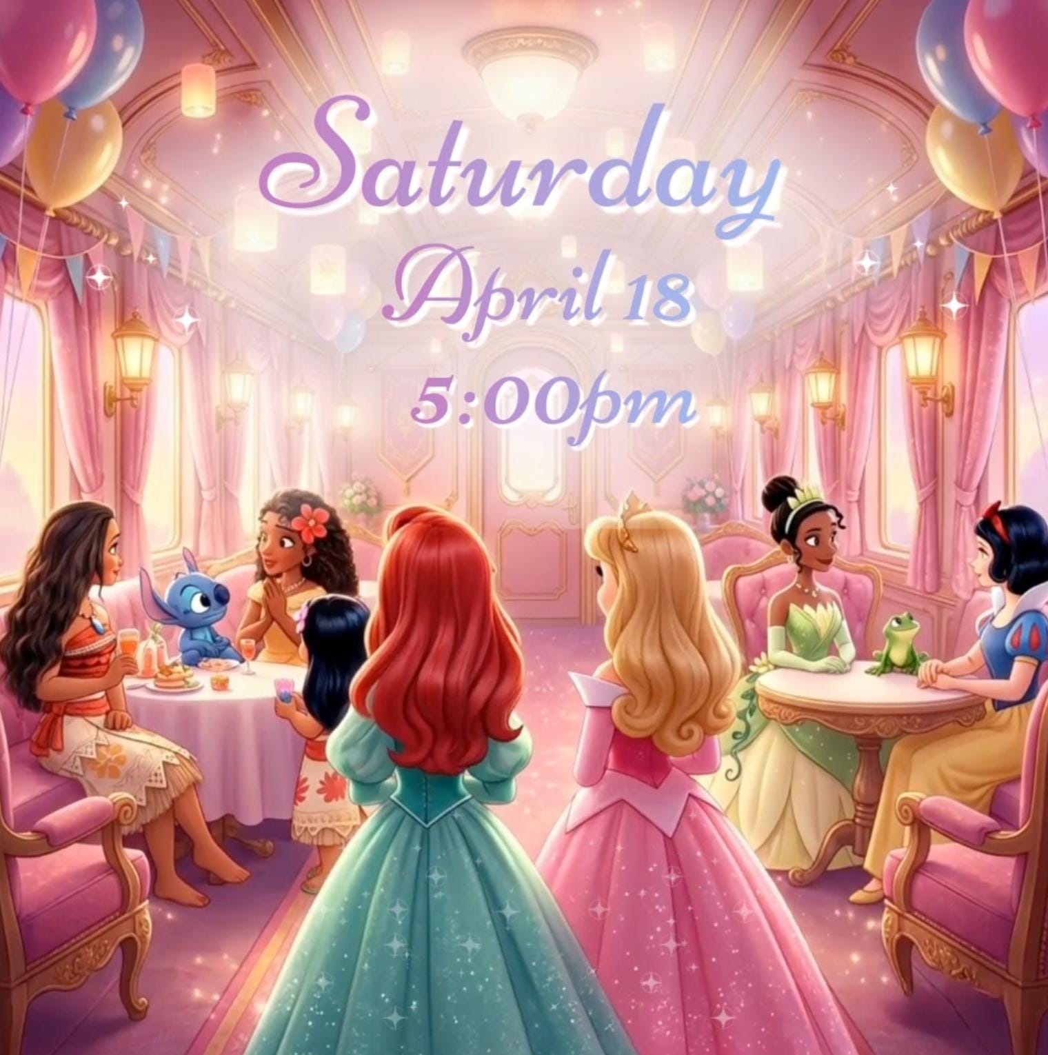 Princess Birthday Video Invitation for Girl | Rapunzel, Cinderella, Ariel, Belle, Snow White, Moana Inspired | Personalized Fairytale Party Invite