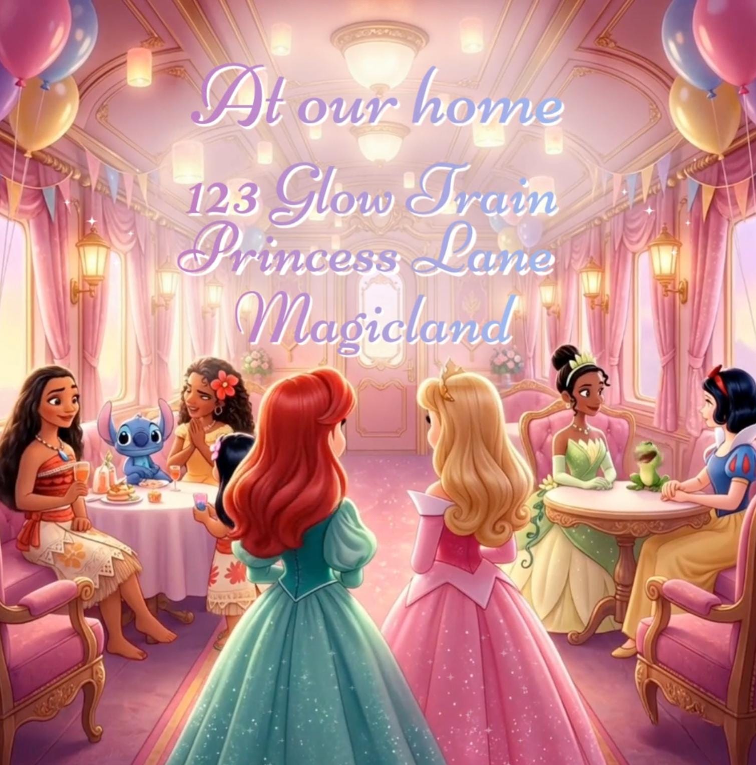Princess Birthday Video Invitation for Girl | Rapunzel, Cinderella, Ariel, Belle, Snow White, Moana Inspired | Personalized Fairytale Party Invite